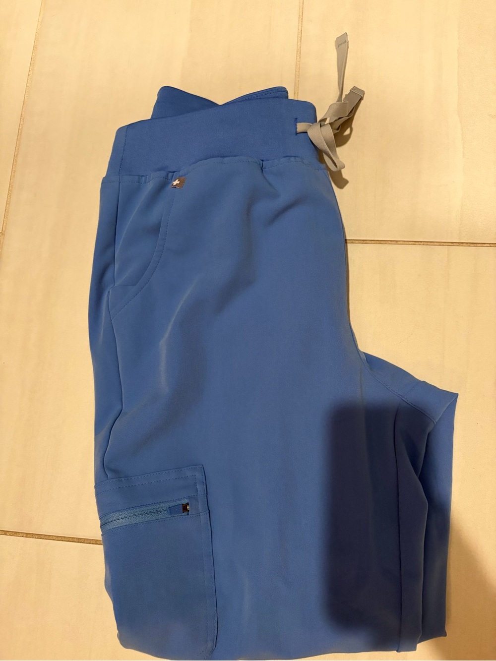 Figs women’s Cecil  Blue Drawstring Joggers